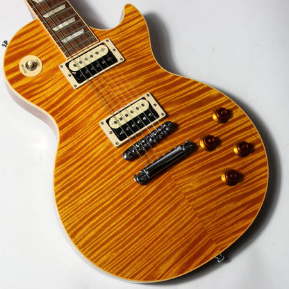 2013 Gibson Les Paul Standard PREMIUM PLUS Trans Amber Slash Pickups KILLER TOP!