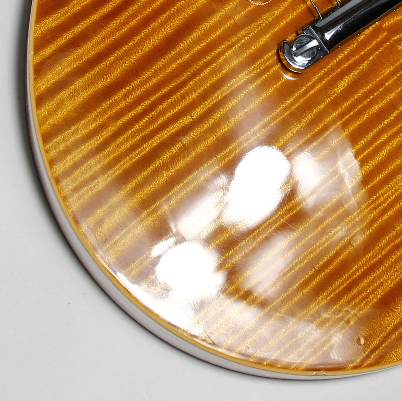 2013 Gibson Les Paul Standard PREMIUM PLUS Trans Amber Slash Pickups KILLER TOP!
