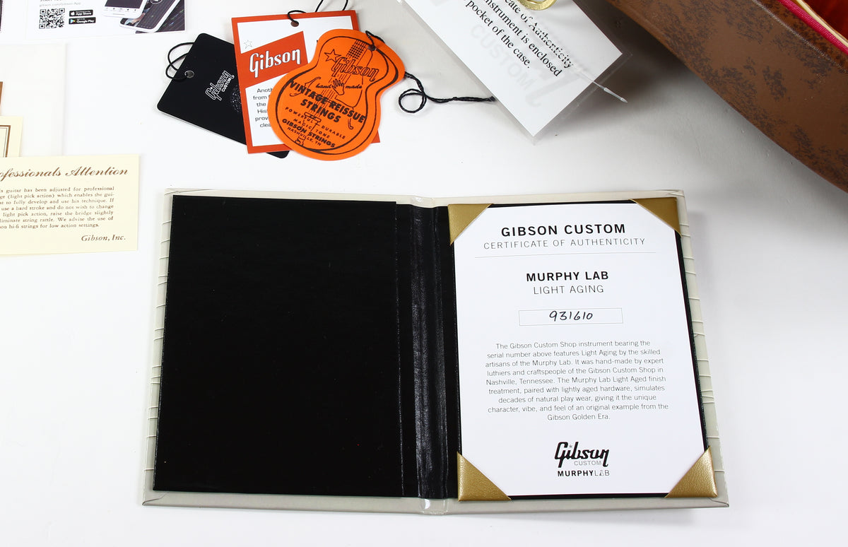 Gibson Custom Shop Murphy Lab 1959 Gibson Les Paul Standard Reissue 59 R9 Light Aging 2023