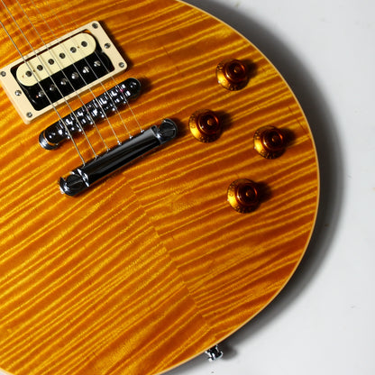 2013 Gibson Les Paul Standard PREMIUM PLUS Trans Amber Slash Pickups KILLER TOP!