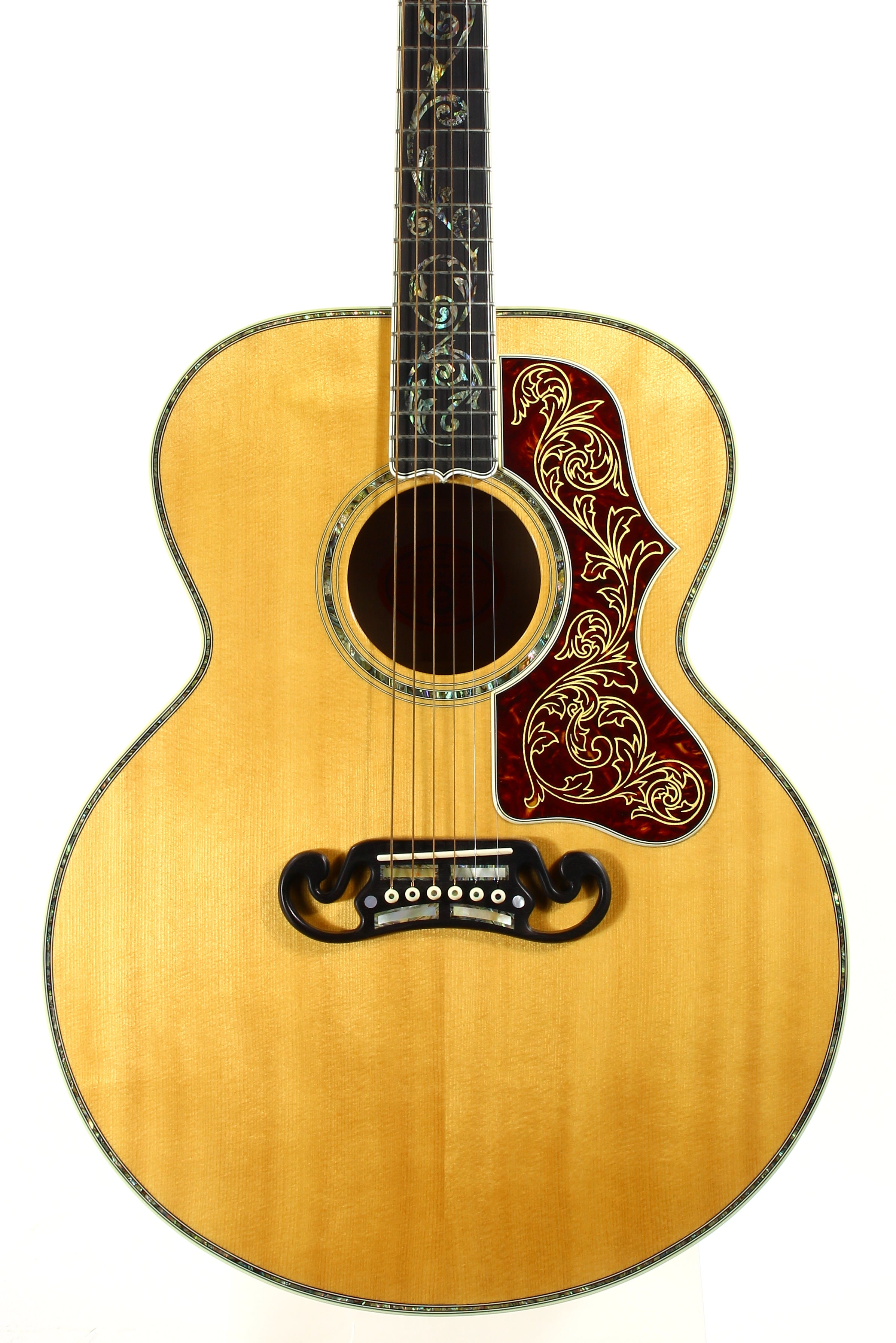 2003 Gibson Custom Shop SJ-200 Vine Jumbo Acoustic Guitar | Abalone Ev –  Kansas City Vintage Guitars