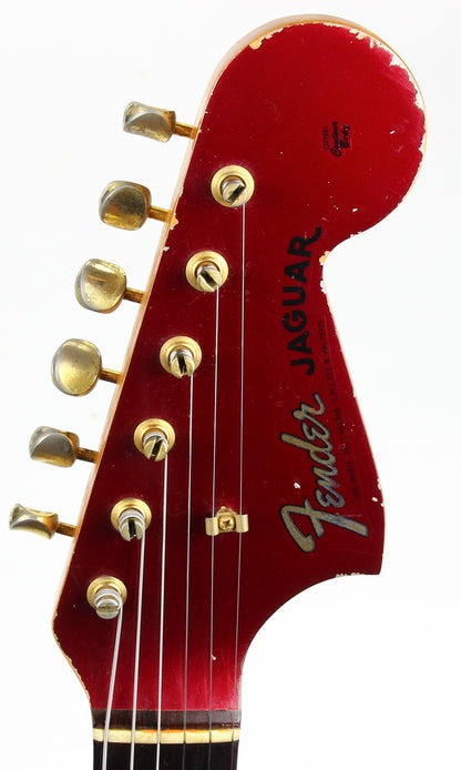 1964 Fender Jaguar Candy Apple Red | Gold Hardware  Pre-CBS, Clay Dots, One Owner!