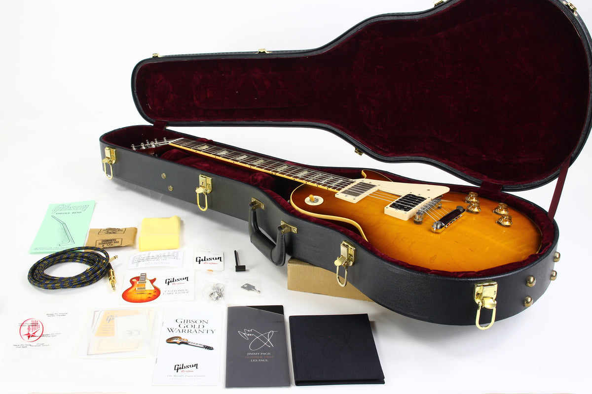 2009 Gibson Custom Shop Jimmy Page Number Two #2 1959 Les Paul Standard Reissue 59 VOS Signature Model