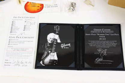 2009 Gibson Custom Shop Jimmy Page Number Two #2 1959 Les Paul Standard Reissue 59 VOS Signature Model