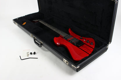 1998 BC Rich USA Mockingbird SL SLASH Transparent Red Floyd Rose!