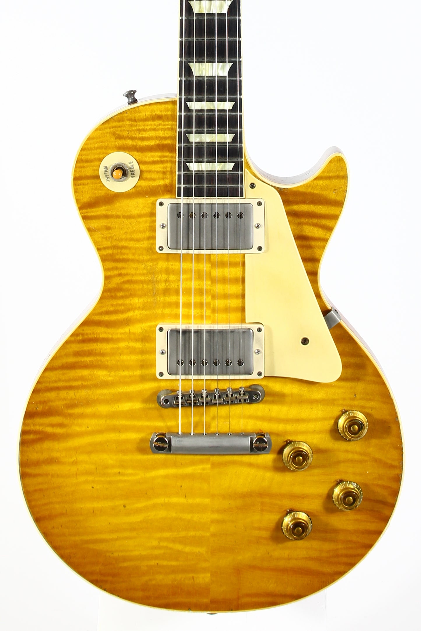 Gibson Custom Tom Murphy Painted Lab Aged BRAZILIAN ROSEWOOD 1959 Les Paul Standard Reissue Limited Edition Tom's Lemon Burst