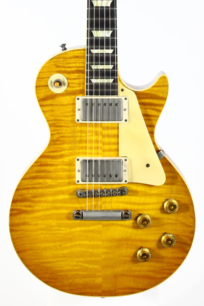 Gibson Custom Tom Murphy Painted Lab Aged BRAZILIAN ROSEWOOD 1959 Les Paul Standard Reissue Limited Edition Tom's Lemon Burst