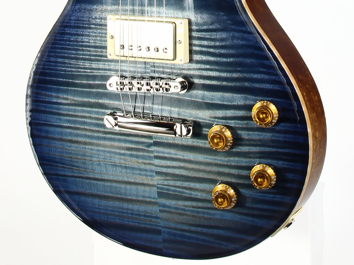 2026 Patrick James Eggle Macon SC Single Cutaway Guitar Blue Denim Burst