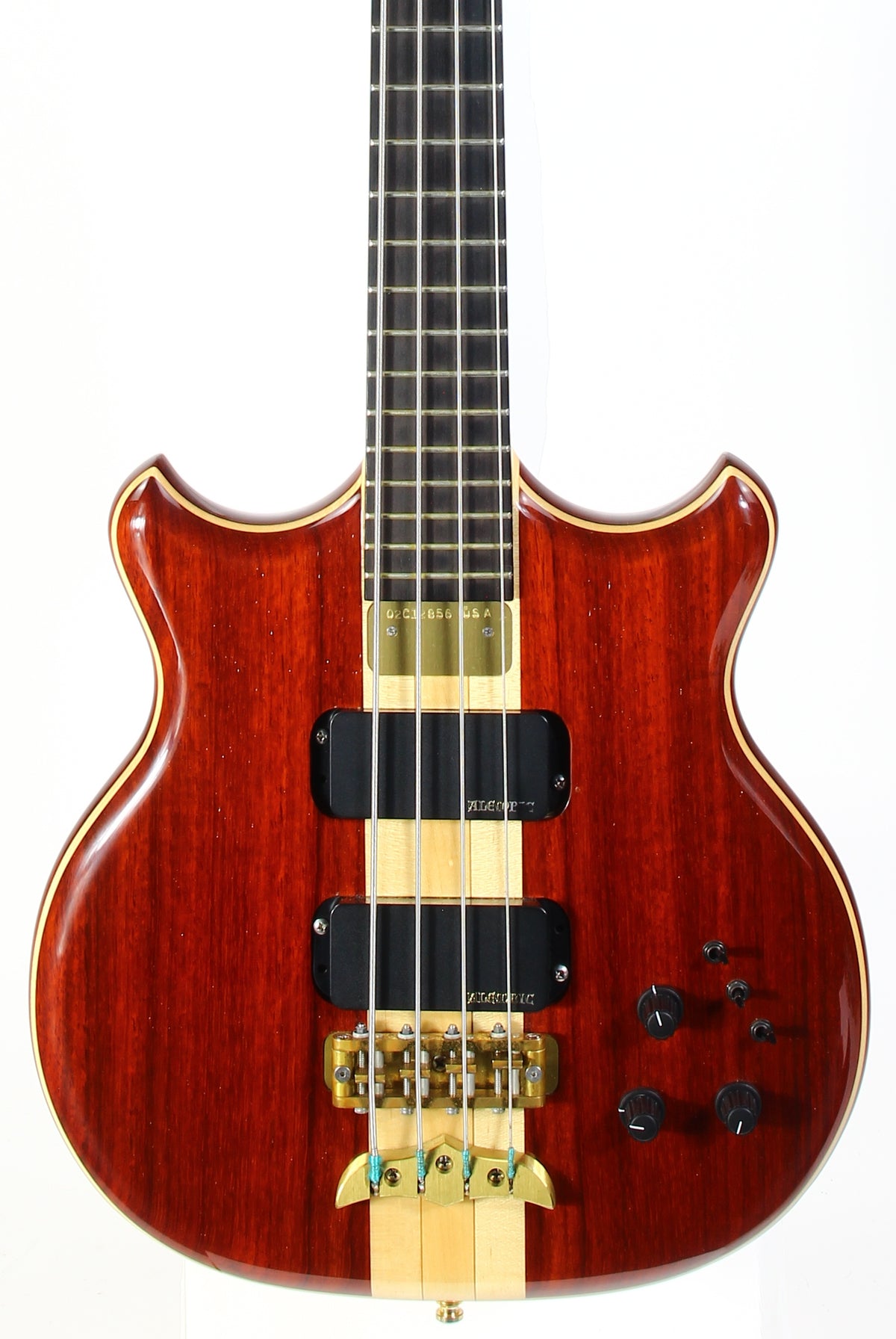 2002 ALEMBIC Custom Short-Scale Electric Bass Guitar Stanley CLARKE Vermilion 4-String