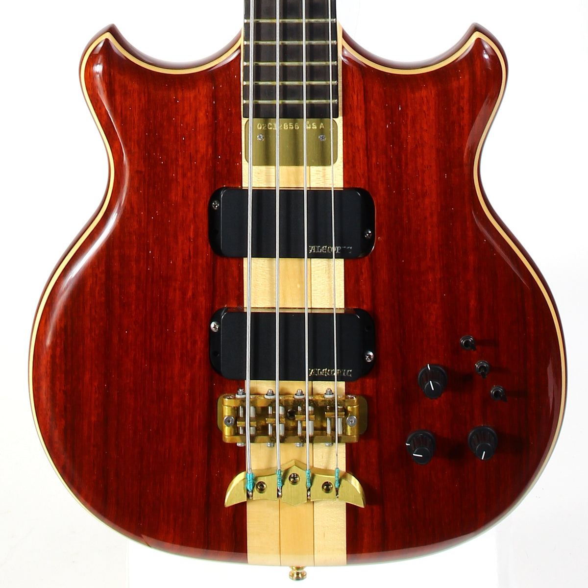 2002 ALEMBIC Stanley CLARKE Vermilion 4-string bass exceptional quality with original case