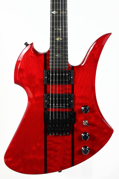 1998 BC Rich USA Mockingbird SL SLASH Transparent Red Floyd Rose!