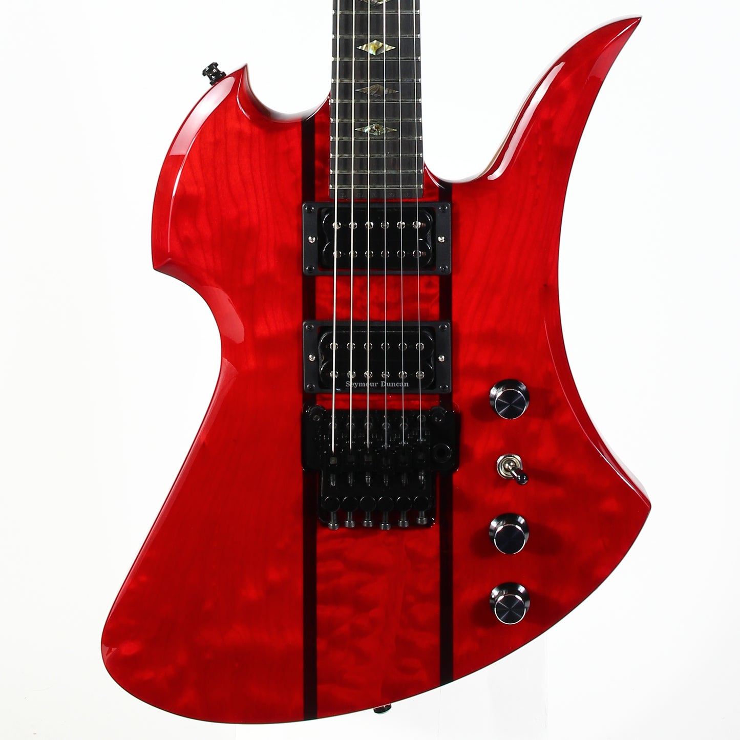 1998 BC Rich USA Mockingbird SLASH Transparent Red Floyd Rose
