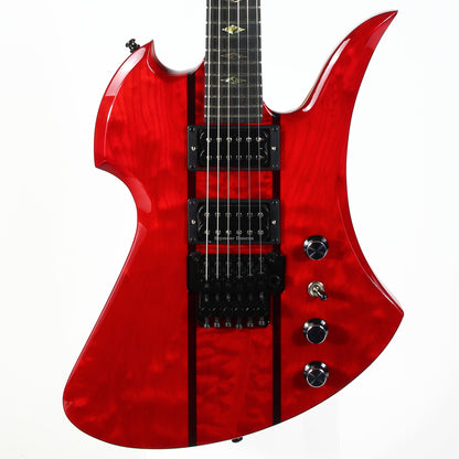 1998 BC Rich USA Mockingbird SLASH Transparent Red Floyd Rose
