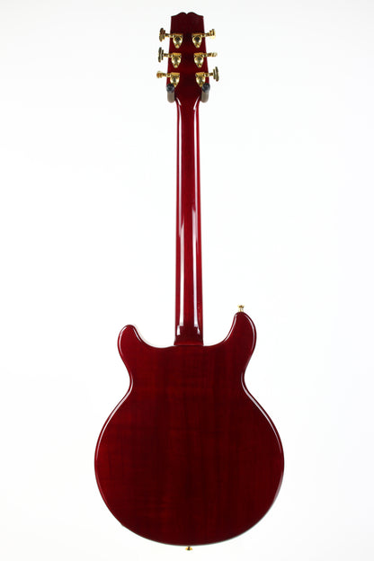 2001 Hamer USA Newport Pro Custom Ruby Red Jazz with Trapeze Tailpiece!