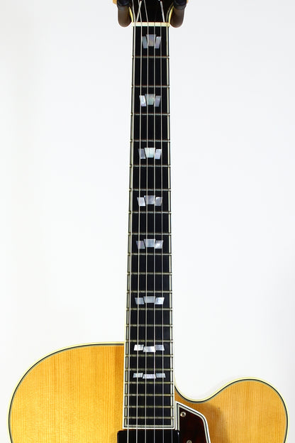 2005 Mark Campellone Deluxe Series 17 Inch Fine Archtop Guitar w Floating Pickup Natural Finish Made In USA