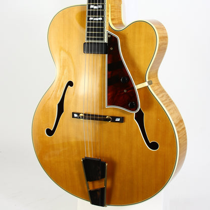 2005 Mark Campellone Deluxe Series 17 Inch Fine Archtop Guitar w Floating Pickup Natural Finish Made In USA