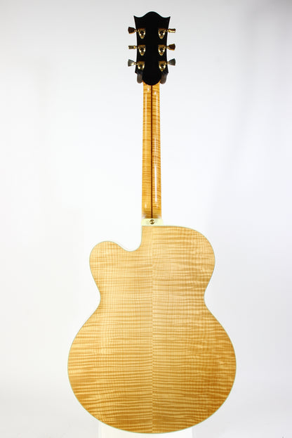 2005 Mark Campellone Deluxe Series 17 Inch Fine Archtop Guitar w Floating Pickup Natural Finish Made In USA