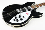 *SOLD*  2023 Rickenbacker 1993Plus Jetglo Black 12-String Electric Semi Hollowbody Guitar - MINT/UNPLAYED