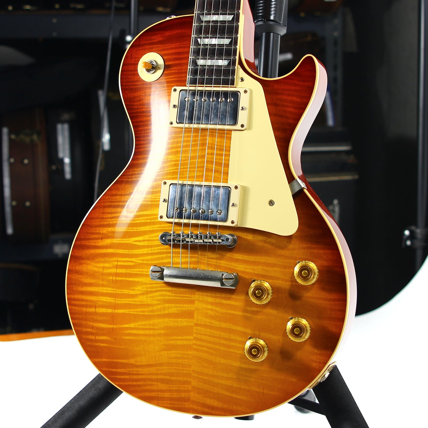 2018 Gibson 1959 Les Paul Standard Brazilian Rosewood - '59 Reissue, LP R9, Slow Iced Tea Fade Burst, Custom Shop