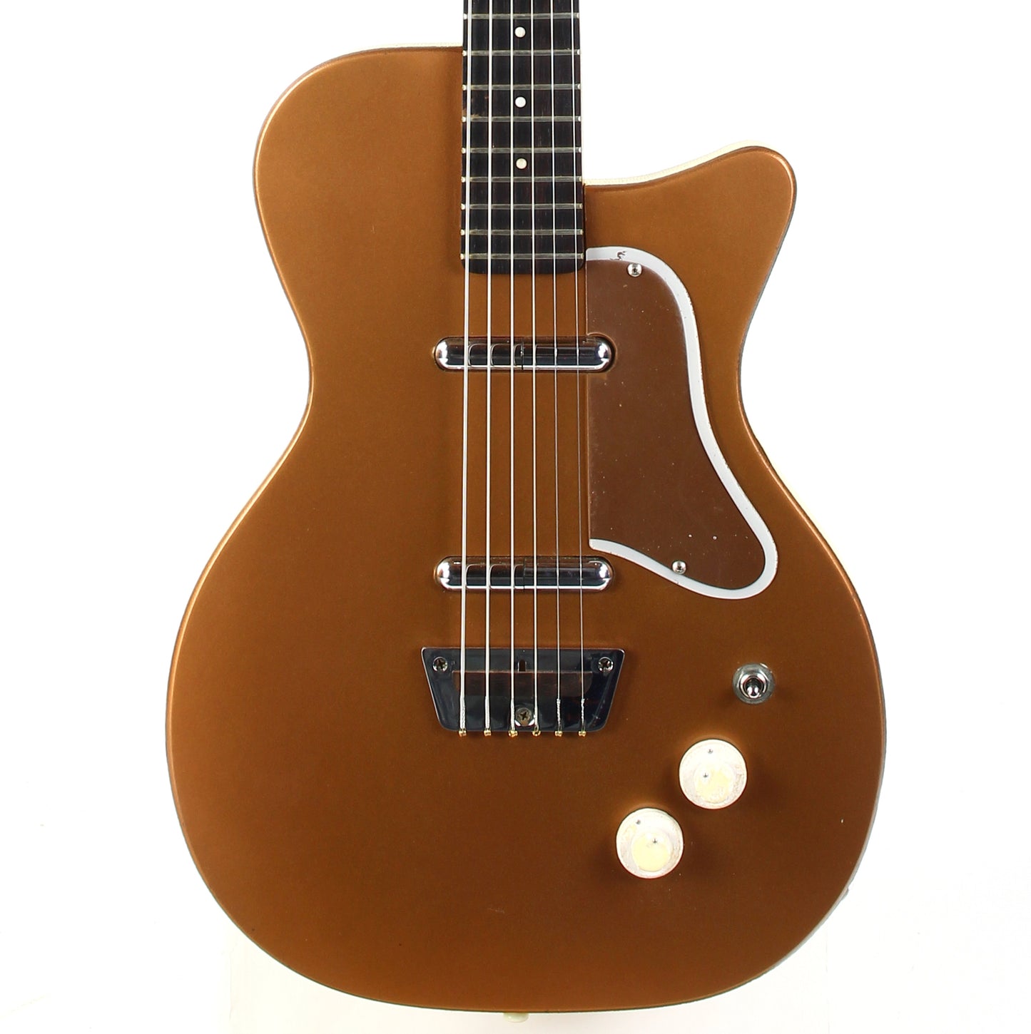 1958 Danelectro SPIEGEL Baritone 6-String Bass Guitar Copper w Original Coffin Case EXTREMELY RARE