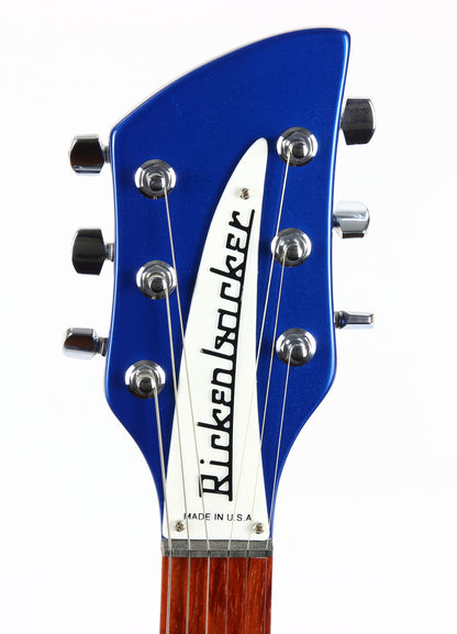 Rickenbacker 330 Midnight Blue | Semi Hollow Electric Guitar, Earlier Lighter Mid Blue