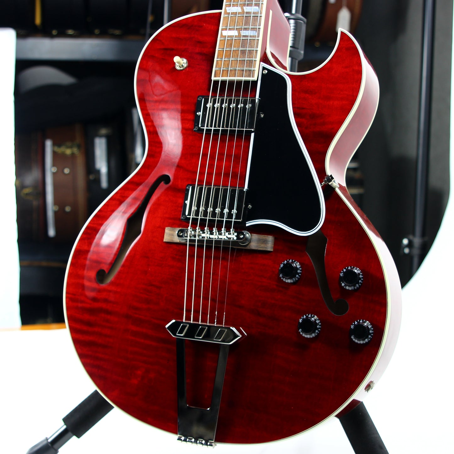 2011 Gibson Custom Shop Memphis ES-175 Wine Red Jazz Archtop Electric Guitar - Beautiful Figuring!