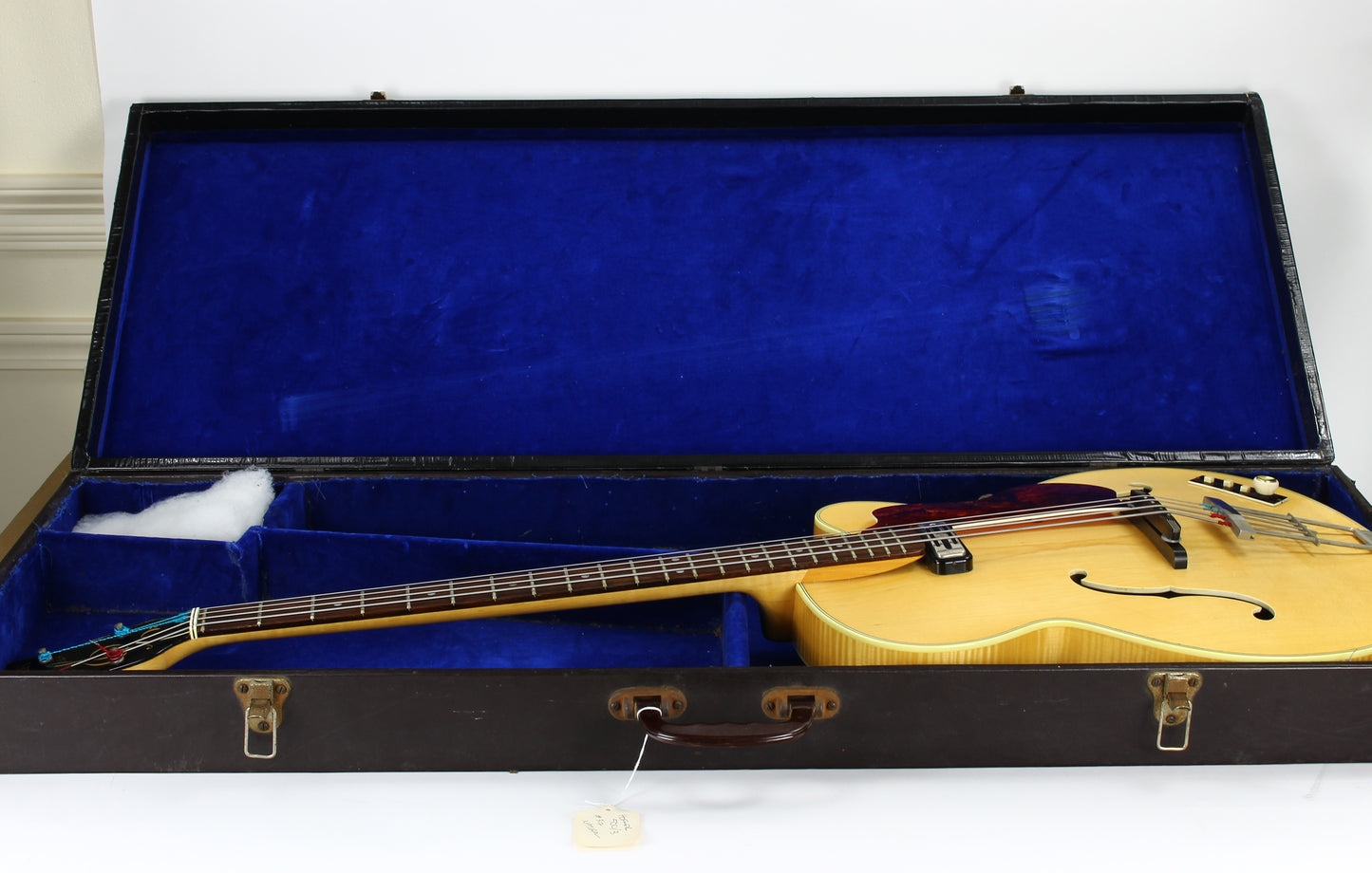 1960 Hofner 500/3 Senator Bass Natural Blonde | Rare Vintage Hollow Body