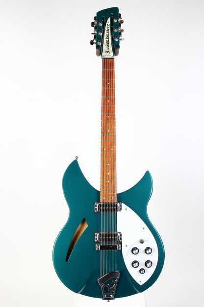 2000 Rickenbacker 330/12 Turquoise 12-String Electric HollowBody Guitar W Original Hard Case
