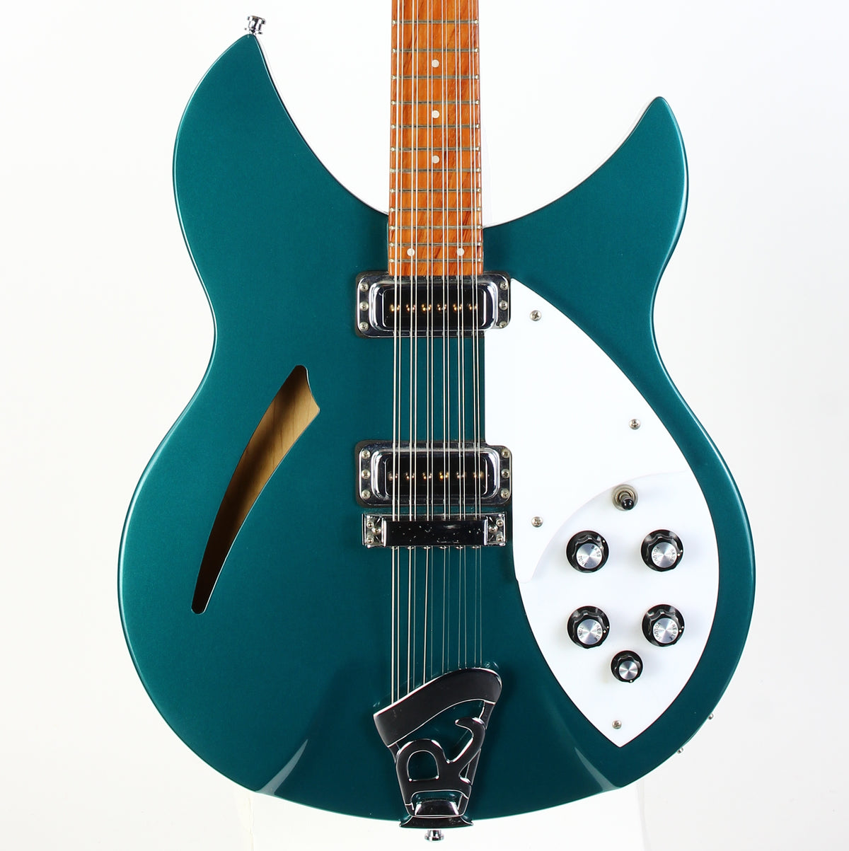 2000 Rickenbacker 33012 turquoise 12 string electric hollow-body guitar with original hard case