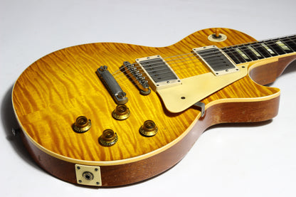 Gibson Custom Tom Murphy Painted Lab Aged BRAZILIAN ROSEWOOD 1959 Les Paul Standard Reissue Limited Edition Tom's Lemon Burst