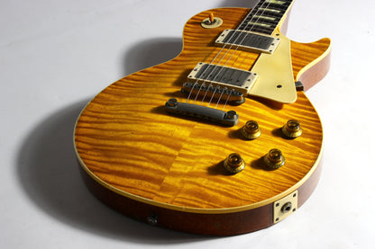 Gibson Custom Tom Murphy Painted Lab Aged BRAZILIAN ROSEWOOD 1959 Les Paul Standard Reissue Limited Edition Tom's Lemon Burst