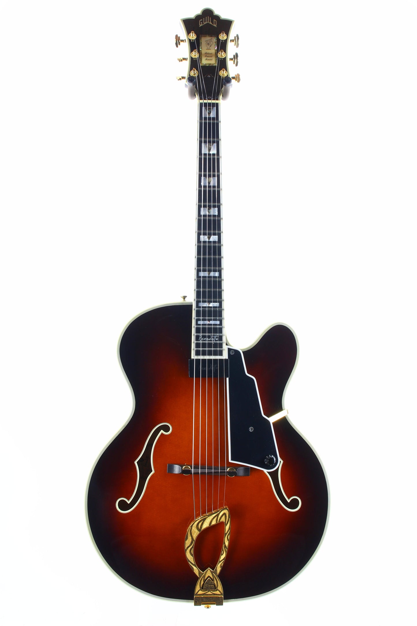 2000 Guild WESTERLY BOB BENEDETTO Artist Award Opulent Brown Jazz Archtop Electric - Signed Twice, Mint Condition