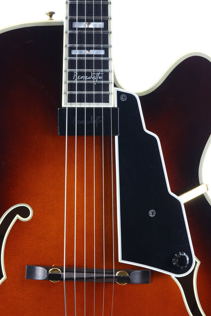 2000 Guild WESTERLY BOB BENEDETTO Artist Award Opulent Brown Jazz Archtop Electric - Signed Twice, Mint Condition