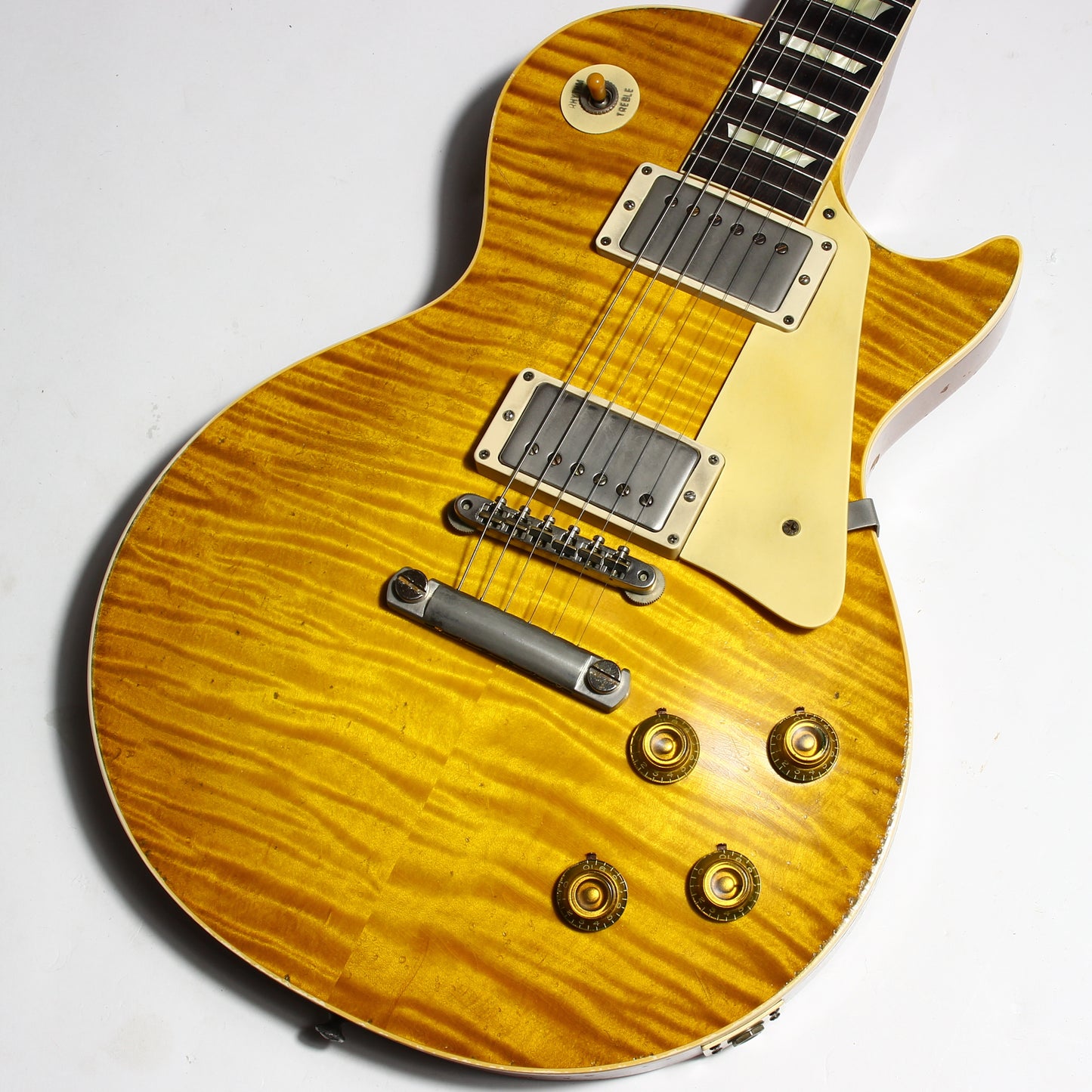 Gibson Custom Tom Murphy Painted Lab Aged BRAZILIAN ROSEWOOD 1959 Les Paul Standard Reissue Limited Edition Tom's Lemon Burst