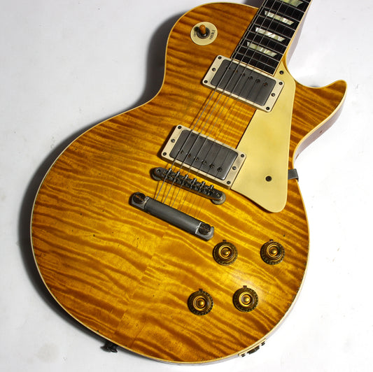 Gibson Custom Tom Murphy Painted Lab Aged BRAZILIAN ROSEWOOD 1959 Les Paul Standard Reissue Limited Edition Tom's Lemon Burst