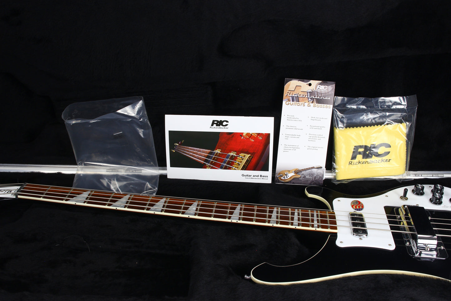 2014 Rickenbacker 4003 JG Jetglo Electric Bass Guitar | Triangle Inlays 4000 Series 4001