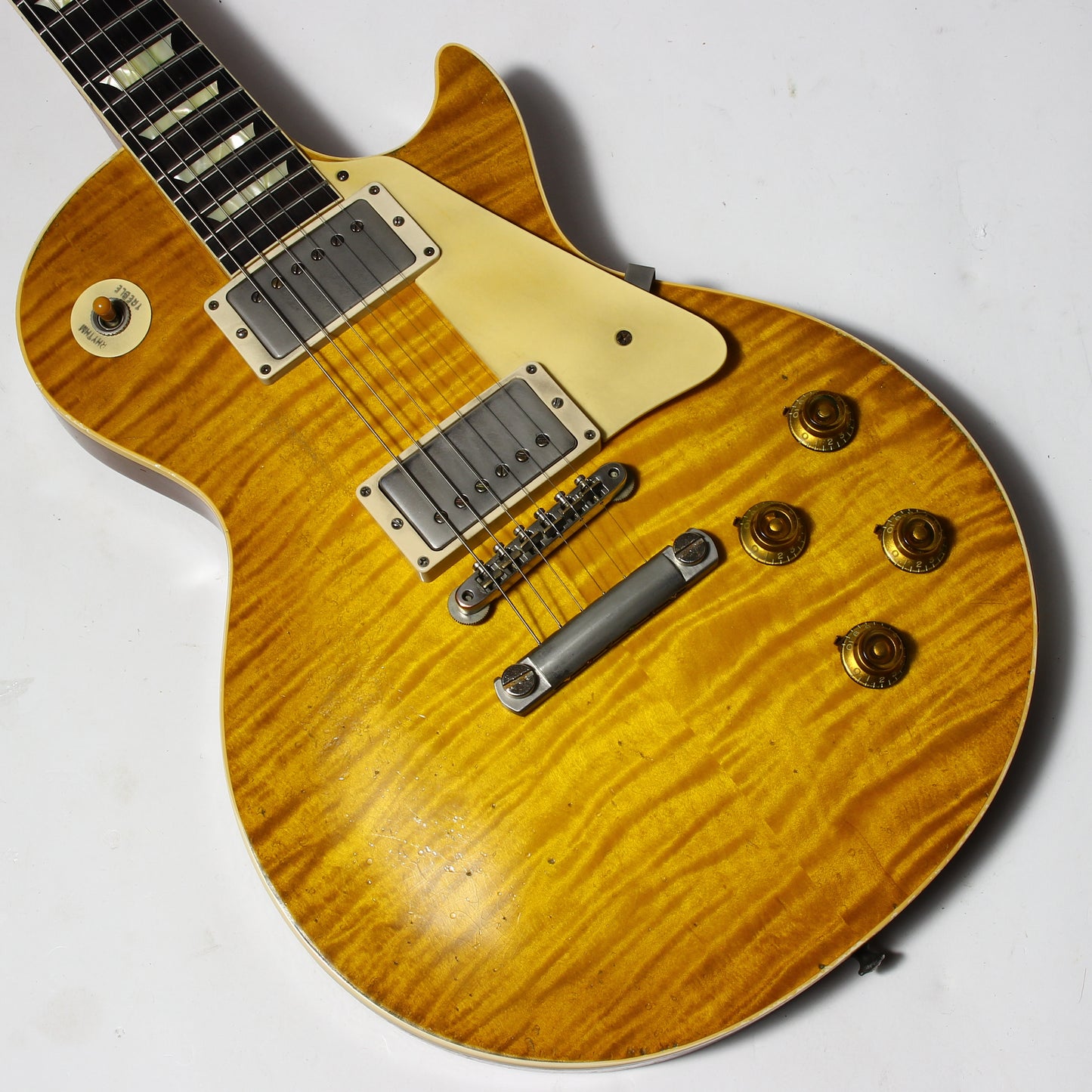 Gibson Custom Tom Murphy Painted Lab Aged BRAZILIAN ROSEWOOD 1959 Les Paul Standard Reissue Limited Edition Tom's Lemon Burst