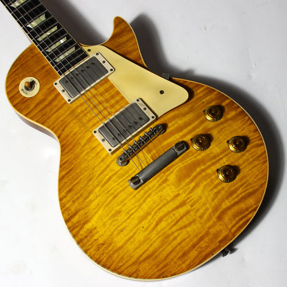 Gibson Custom Tom Murphy Painted Lab Aged BRAZILIAN ROSEWOOD 1959 Les Paul Standard Reissue Limited Edition Tom's Lemon Burst