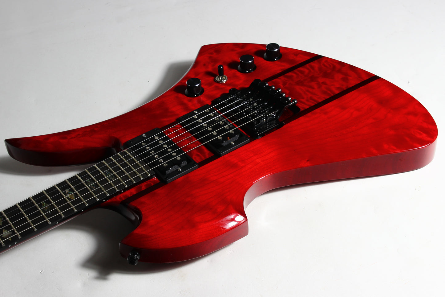 1998 BC Rich USA Mockingbird SL SLASH Transparent Red Floyd Rose!