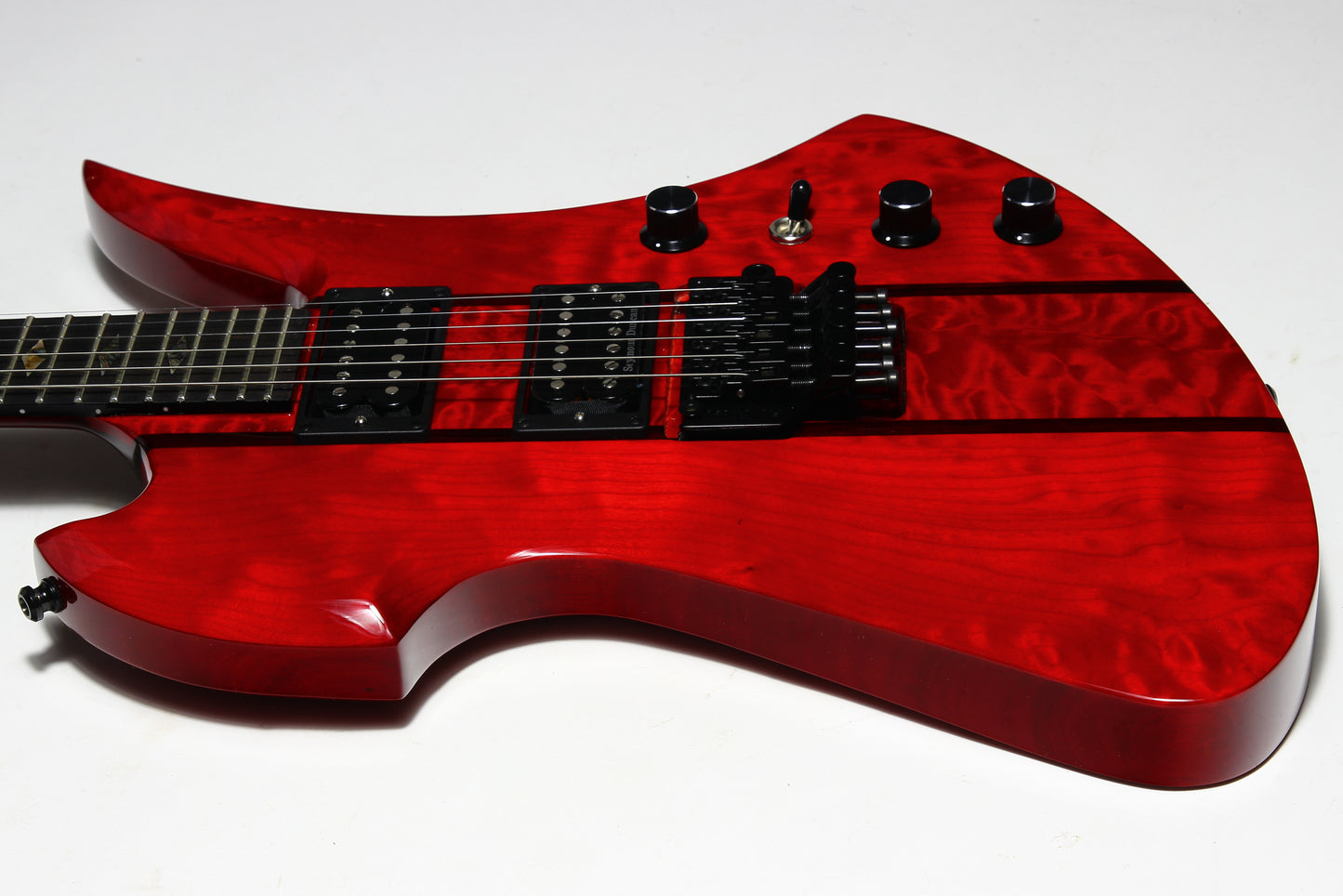 1998 BC Rich USA Mockingbird SL SLASH Transparent Red Floyd Rose!