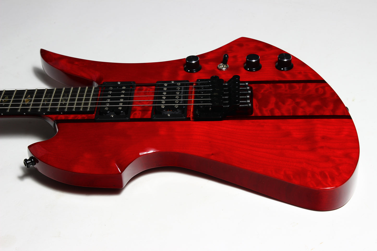 1998 BC Rich USA Mockingbird SL SLASH Transparent Red Floyd Rose!