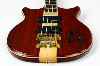 2002 ALEMBIC Custom Short-Scale Electric Bass Guitar Stanley CLARKE Vermilion 4-String