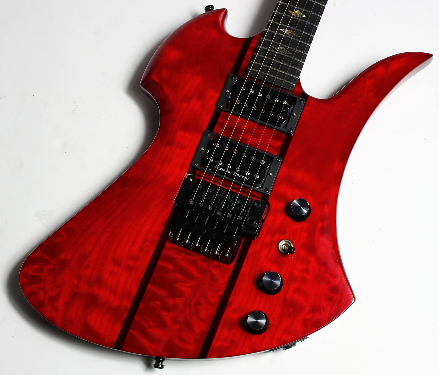 1998 BC Rich USA Mockingbird SL SLASH Transparent Red Floyd Rose!