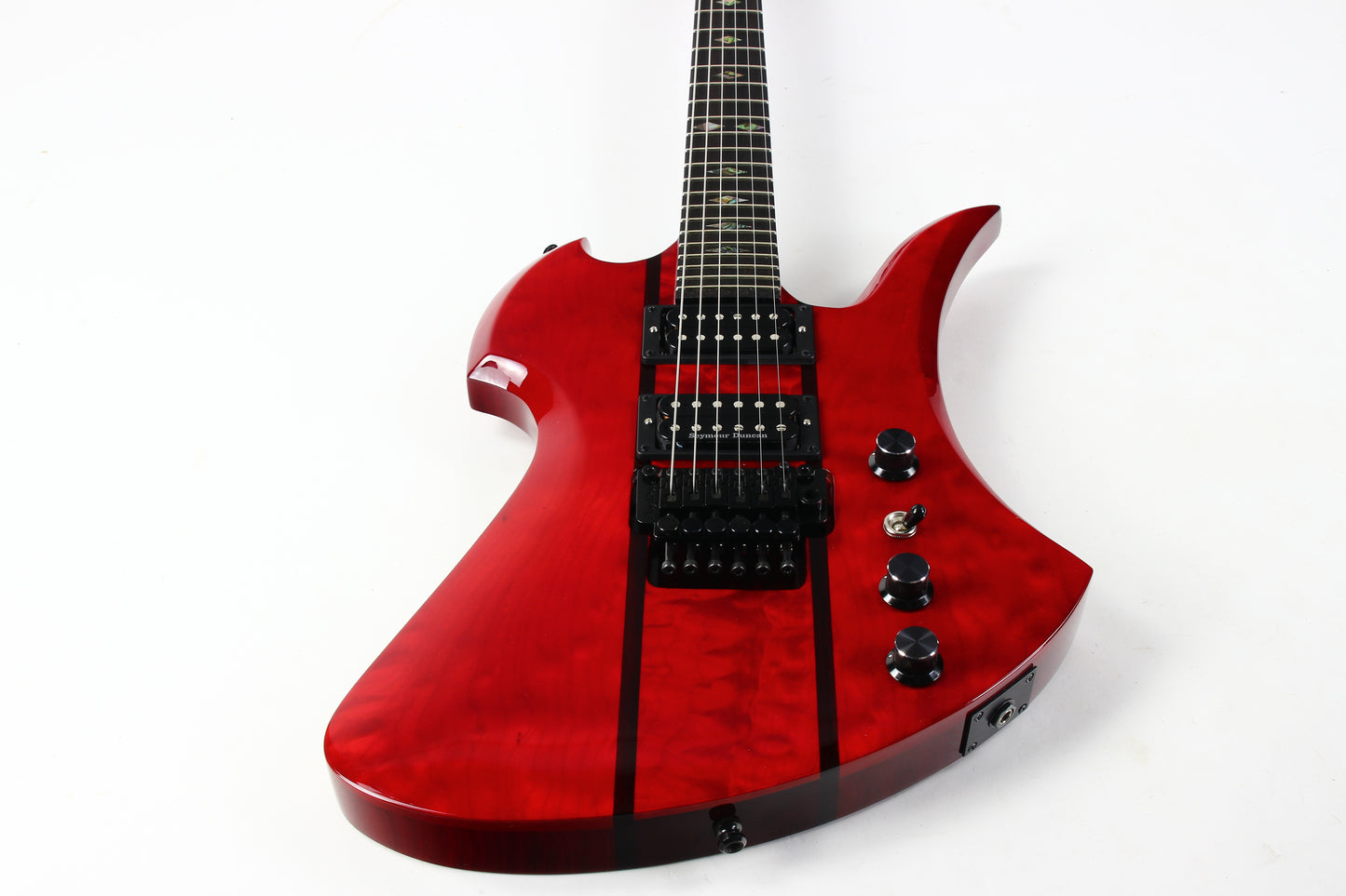 1998 BC Rich USA Mockingbird SL SLASH Transparent Red Floyd Rose!