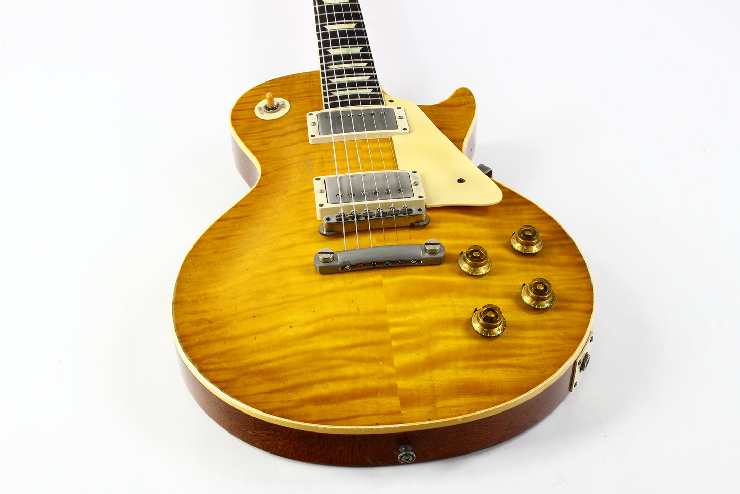 Gibson Custom Tom Murphy Painted Lab Aged BRAZILIAN ROSEWOOD 1959 Les Paul Standard Reissue Limited Edition Tom's Lemon Burst