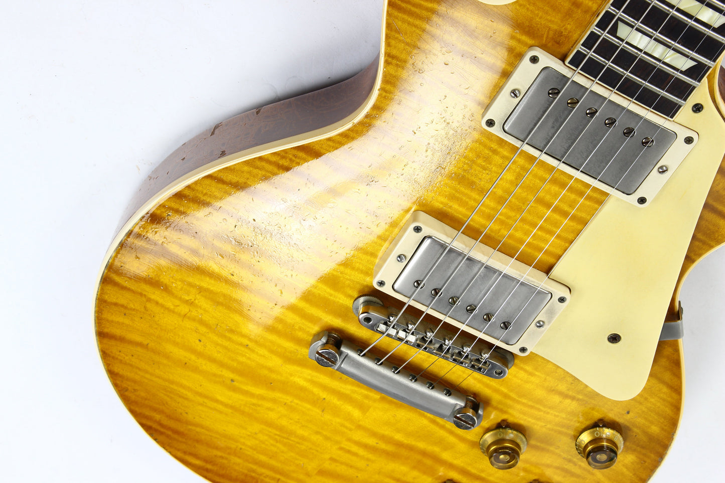 Gibson Custom Tom Murphy Painted Lab Aged BRAZILIAN ROSEWOOD 1959 Les Paul Standard Reissue Limited Edition Tom's Lemon Burst