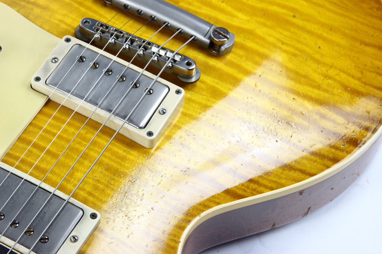 Gibson Custom Tom Murphy Painted Lab Aged BRAZILIAN ROSEWOOD 1959 Les Paul Standard Reissue Limited Edition Tom's Lemon Burst