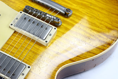 Gibson Custom Tom Murphy Painted Lab Aged BRAZILIAN ROSEWOOD 1959 Les Paul Standard Reissue Limited Edition Tom's Lemon Burst