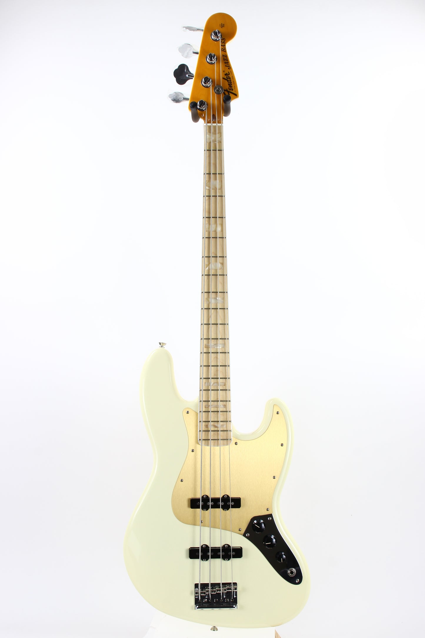 2019 Fender American Mod Shop Jazz Bass Olympic White | Original, '70s Block Inlays, Made in USA