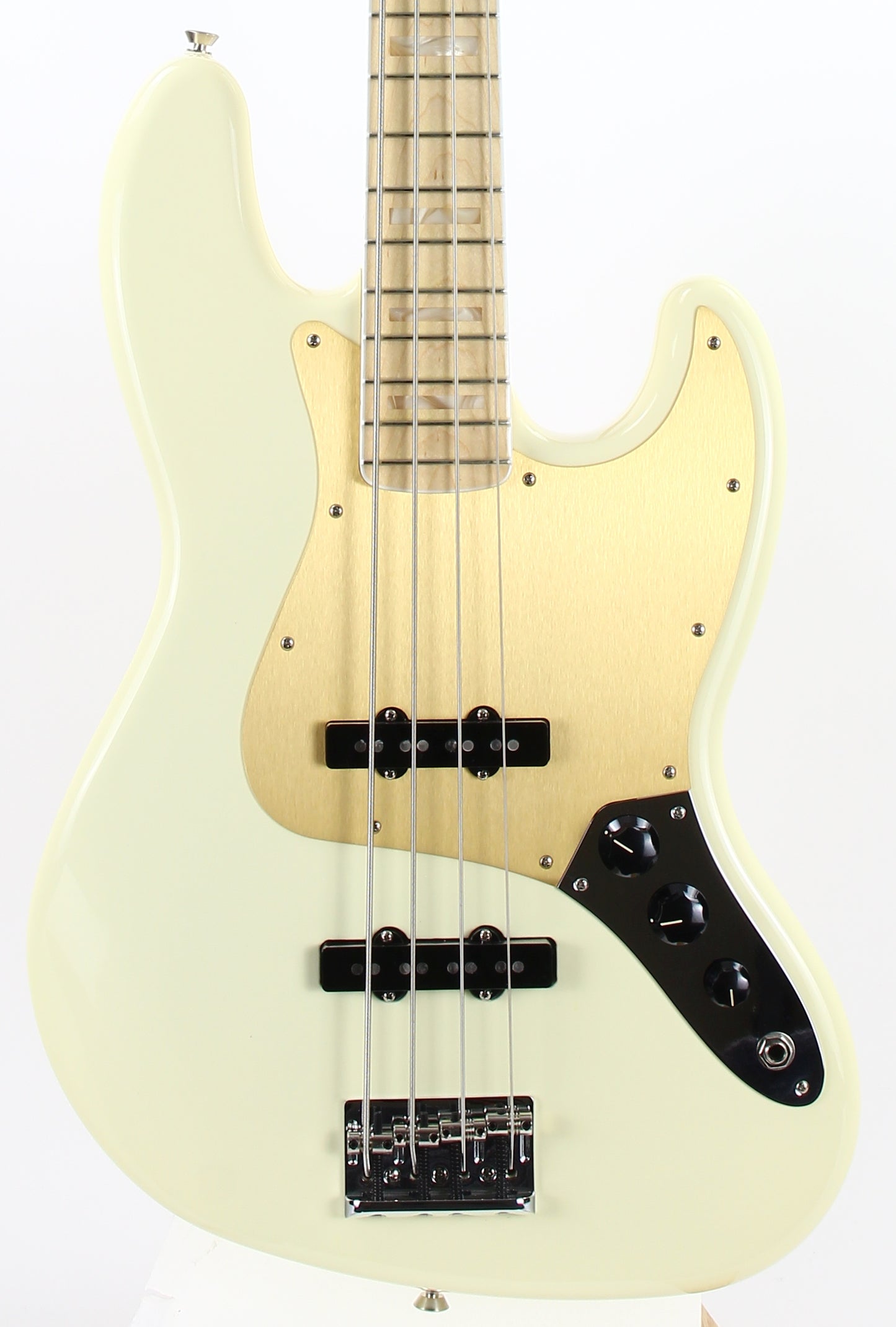 2019 Fender American Mod Shop Jazz Bass Olympic White | Original, '70s Block Inlays, Made in USA